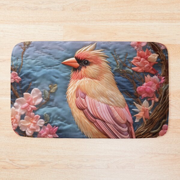 Item preview, Embroidery art flower and bird pattern poster 15 designed and sold by UnaWu533.