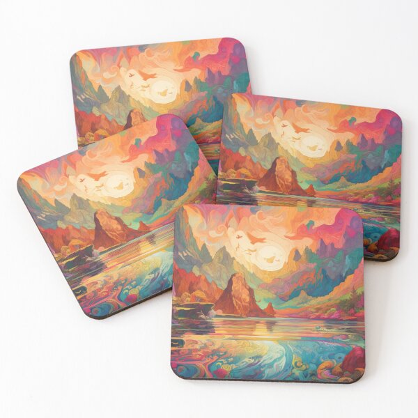 Item preview, Fantasy Landscape #1 designed and sold by ImaginationbyAI.
