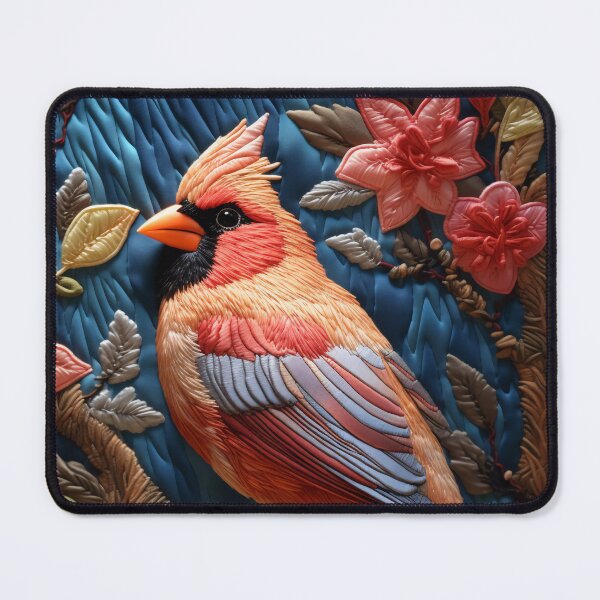 Item preview, Embroidery art flower and bird pattern poster 16 designed and sold by UnaWu533.
