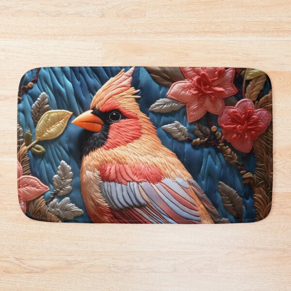 Item preview, Embroidery art flower and bird pattern poster 16 designed and sold by UnaWu533.