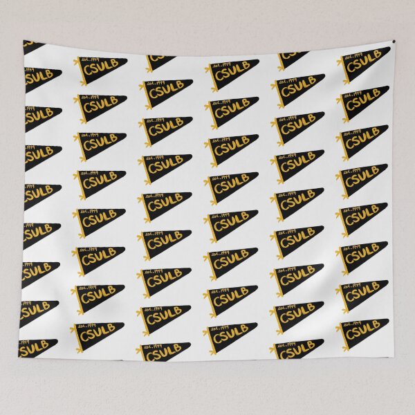 Item preview, CSULB pennant cal state Long Beach  designed and sold by avadoodle.