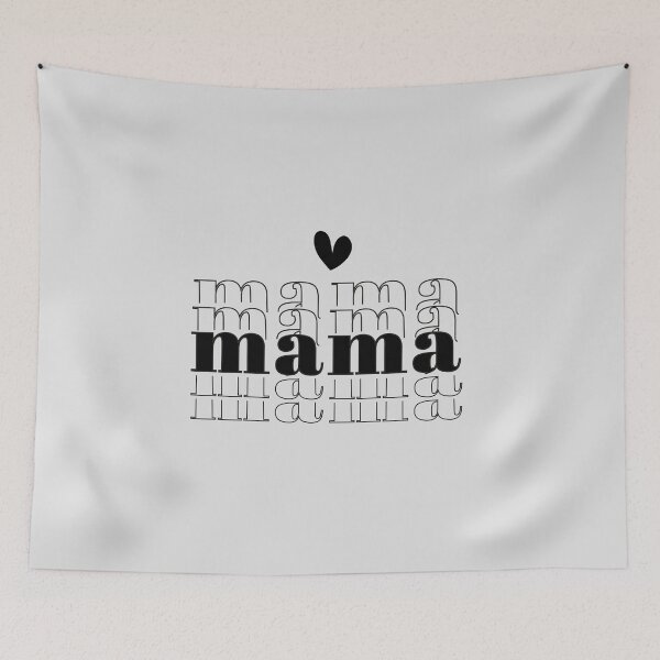 Item preview, Mama Mama Mama - black letters designed and sold by DesingMindset.