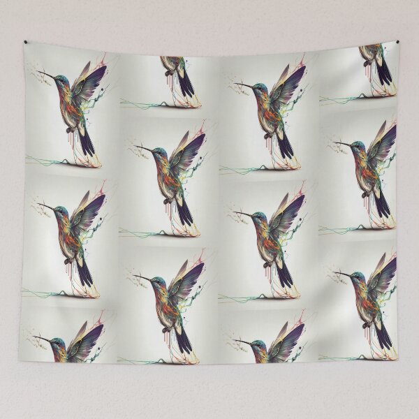 Item preview, Abstract Hummingbird designed and sold by KingExpressions.