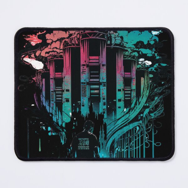 Item preview, Dramatic watercolor illustration of a data center designed and sold by iDezine GD.