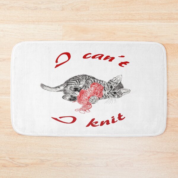 Item preview, Chaton à la pelota - graphite and red colored version, text in english designed and sold by SylvieG18.