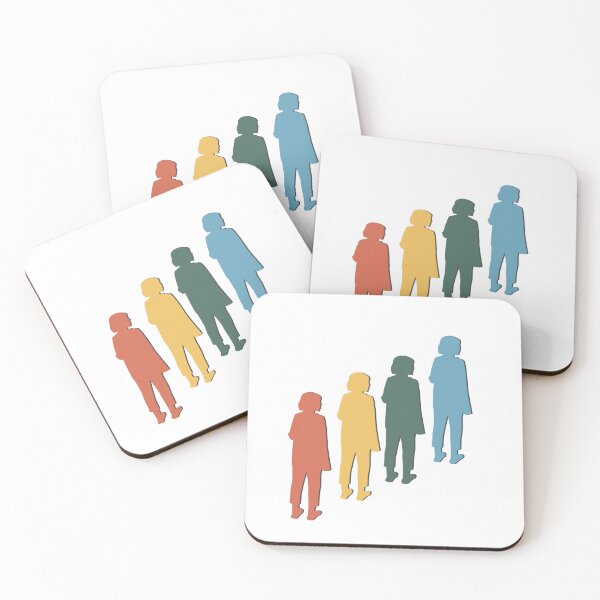 Item preview, four people of different colors (same but not the same) designed and sold by YQvibe Studio.