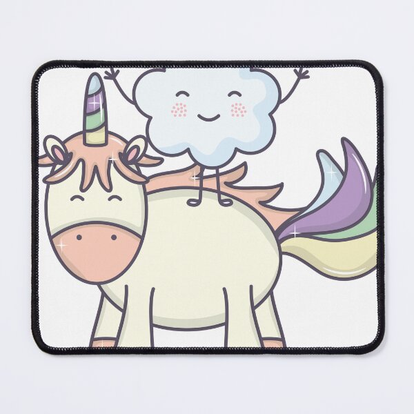 Item preview, cute adorable unicorn cloud kawaii fairy designed and sold by esycrazy.