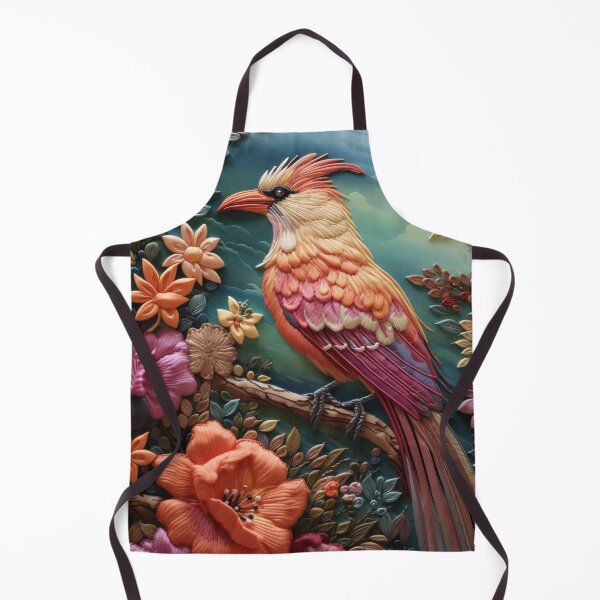 Item preview, Embroidery art flower and bird pattern poster 19 designed and sold by UnaWu533.