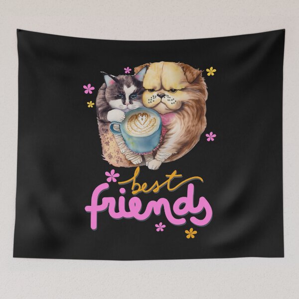 Item preview, Fur-Ever Friends: The Heartwarming Cat and Dog Bond designed and sold by AllPrintsMore.