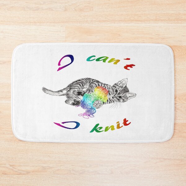 Item preview, Chaton à la pelota - graphite and rainbow colored version 1, text in english designed and sold by SylvieG18.