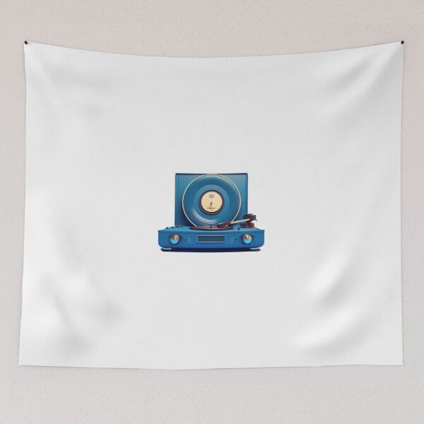 Item preview, Blue Vinyl Record Player designed and sold by Nice En.