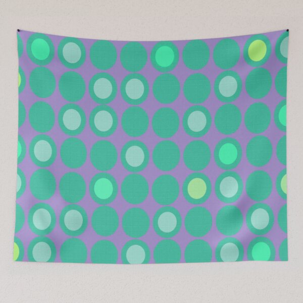 Item preview, Mid-Century Modern Inspired Oval Pattern designed and sold by TotallyRetroArt.
