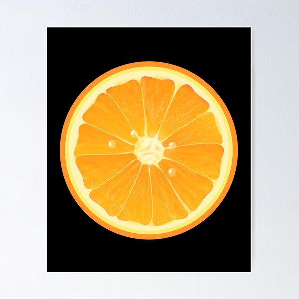 Item preview, ORANGE, CITRUS FRUIT, ORANGE SLICE, SUMMER, FRUIT PATTERN, COLORFUL, SUMMER PRINT, REFRESHING designed and sold by classic car craze.