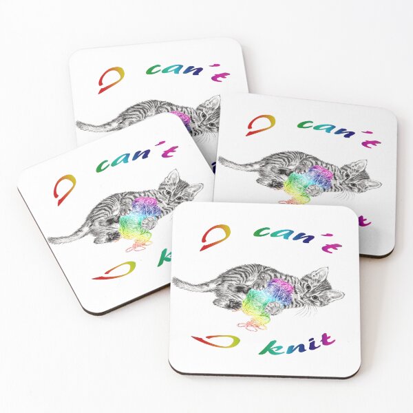 Item preview, Chaton à la pelota - graphite and rainbow colored version 2, text in english designed and sold by SylvieG18.