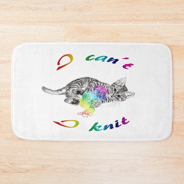 Item preview, Chaton à la pelota - graphite and rainbow colored version 2, text in english designed and sold by SylvieG18.