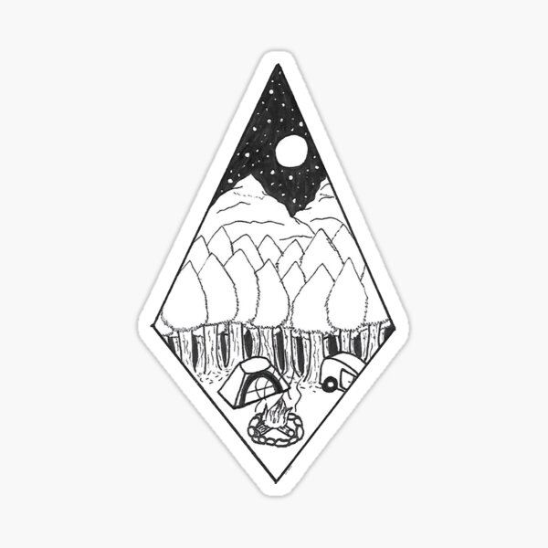Camping Sticker