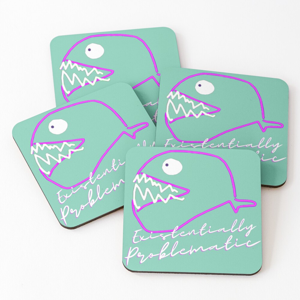Item preview, Coasters (Set of 4) designed and sold by TechnetiumAI.