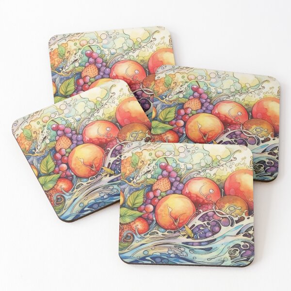 Item preview, wave of fruits 1 designed and sold by FlaskLab.