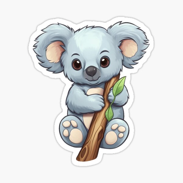 Les Koalas - Cute Transparent Stickers - Free Transparent PNG Clipart  Images Download