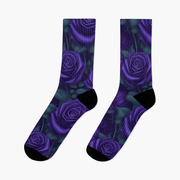 Item preview, Dark Purple Roses Seamless Pattern 2 designed and sold by imladyfate.