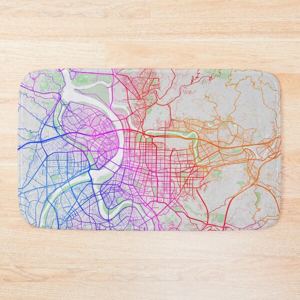 Item preview, Taipei City Map of Taiwan - Colorful designed and sold by deMAP.