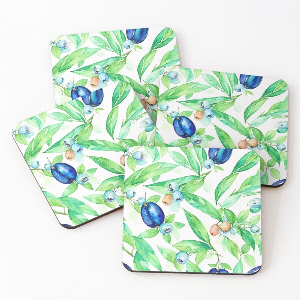 Item preview, Watercolor olives and green leaves pattern. Summer vibe designed and sold by DO-artbyDeliaO.