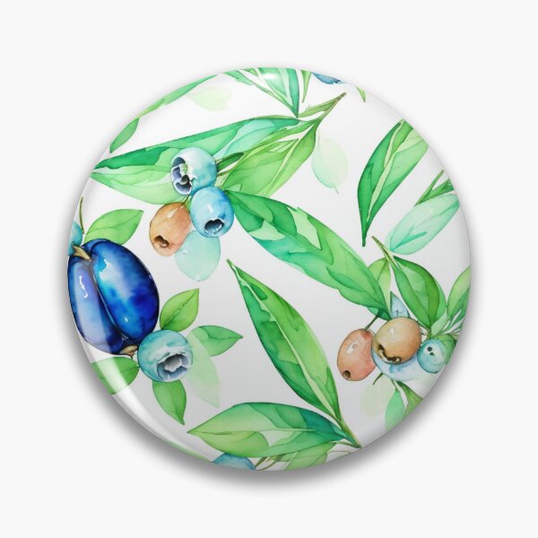 Item preview, Watercolor olives and green leaves pattern. Summer vibe designed and sold by DO-artbyDeliaO.