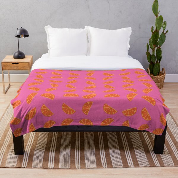 Item preview, Orange Slices On Pink Background designed and sold by ColorZoo.