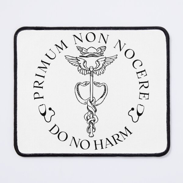 Item preview, Medical symbol for doctor do no harm primum non nocere designed and sold by Lady-Frost.