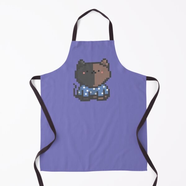 Item preview, Pixel Quiet Two Face Black Brown Cat 97 designed and sold by sosorimaru.