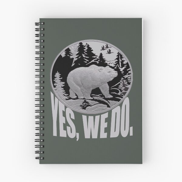 Item preview, Bear Strolling Through Pine Forest And Caption Yes We Do designed and sold by taiche.