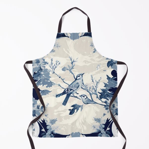 Item preview, Oriental Blue bird blue floral  designed and sold by LUEE-Design.