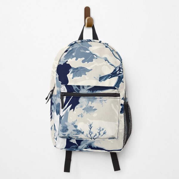 Item preview, Oriental Blue bird blue floral designed and sold by LUEE-Design.