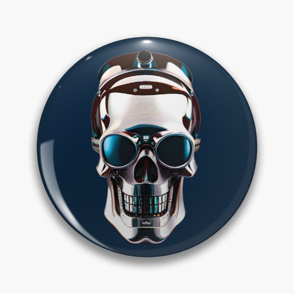 Item preview, chrome skull designed and sold by Russbelt.