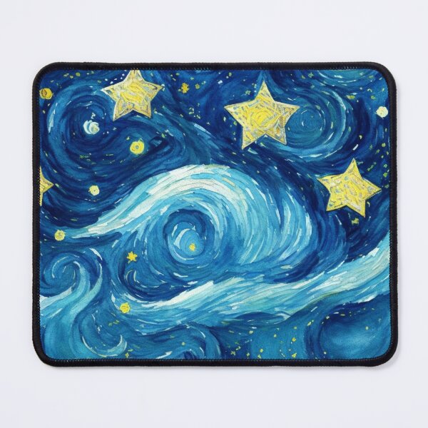Item preview, Celestial pattern. Night with stars pattern. Bluer pattern designed and sold by DO-artbyDeliaO.