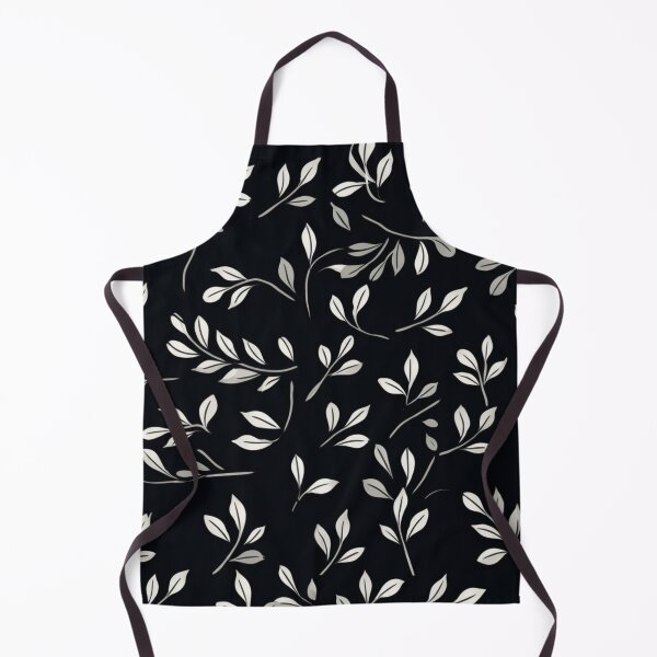 Item preview, Simple black and white leaves art pattern #5 designed and sold by imagenia.
