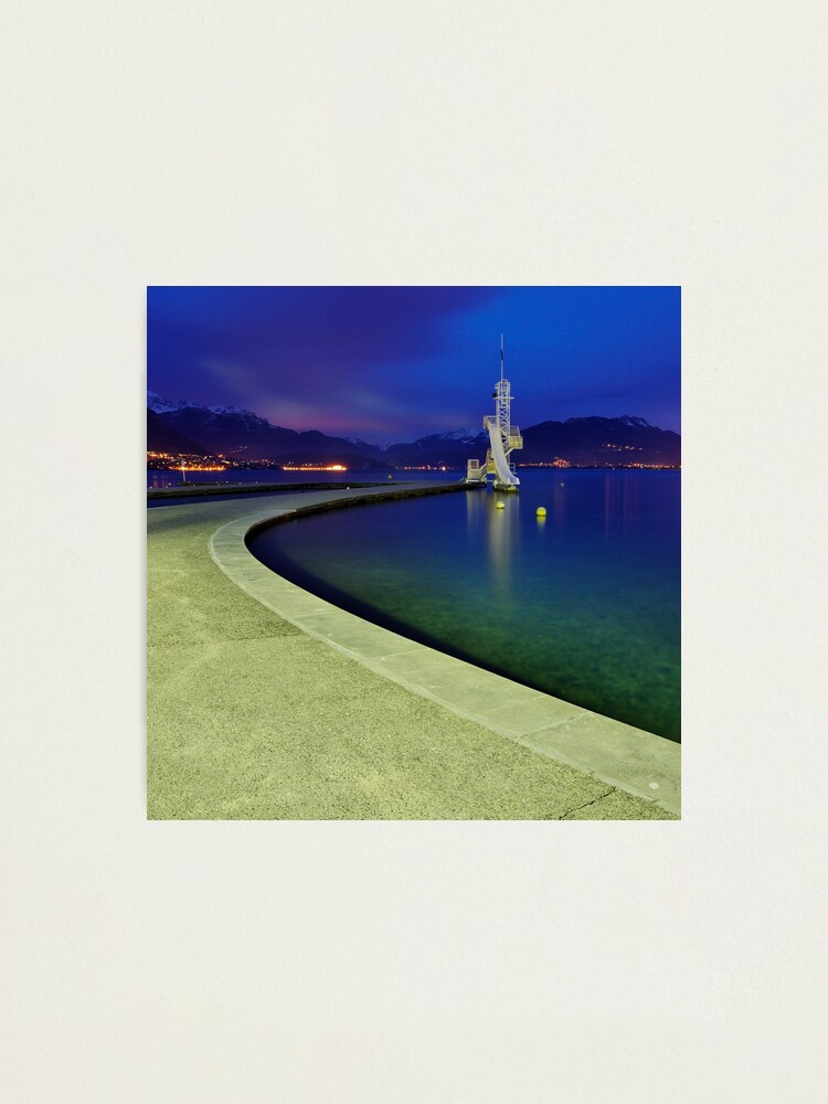Alternate view of Late autumn on Annecy lake Photographic Print