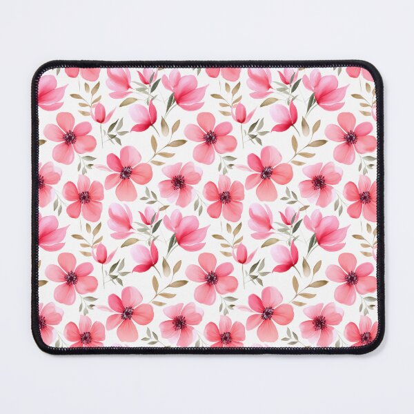 Item preview, Cute Pink Flower Pattern designed and sold by SuperSoulArts.