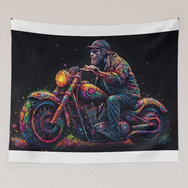Item preview, Bad Ass Biker In All Colors designed and sold by Diego Re.