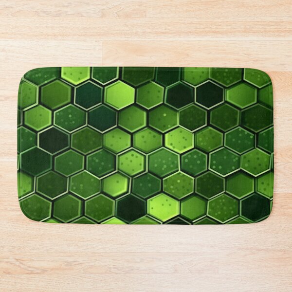 Artikelvorschau, Green Hexagons Seamless Pattern entworfen und verkauft von UlDesigns.