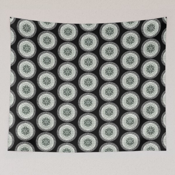 Item preview, Kaleidoscope Orchid Silhouette in Celtic Circle Frame 1 designed and sold by Swabcraft.