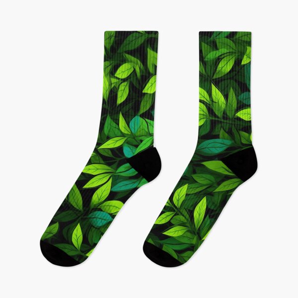 Item preview, Exotic green leaves art pattern designed and sold by imagenia.
