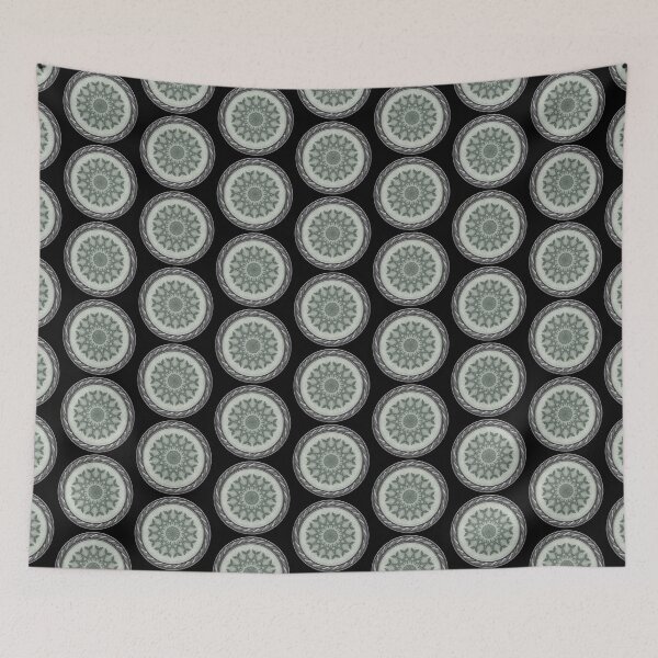 Item preview, Kaleidoscope Orchid Silhouette in Celtic Circle Frame 6 designed and sold by Swabcraft.