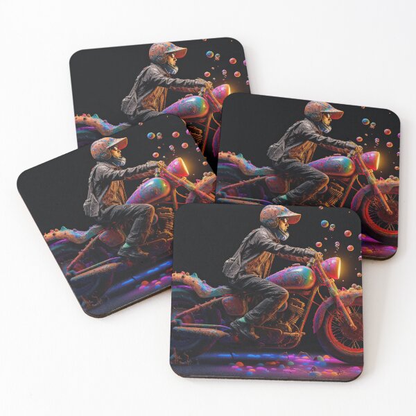 Item preview, Bike, Motorcycles, motorcycle, harley, ride, ridding, mushrooms, psychedelic, biker,  designed and sold by Diego Re.