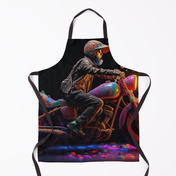 Item preview, Bike, Motorcycles, motorcycle, harley, ride, ridding, mushrooms, psychedelic, biker, designed and sold by Diego Re.