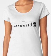 Warhammer 40k Size Chart Premium Scoop T-Shirt