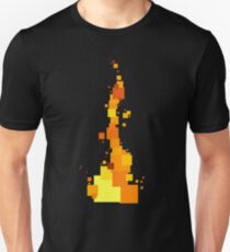 Rectangular Fire Unisex T-Shirt
