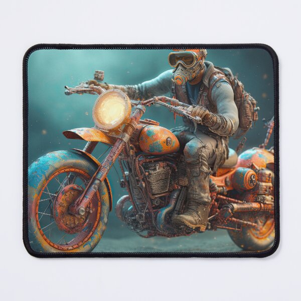 Item preview, Bad Ass Biker On A Foggy Night designed and sold by Diego Re.