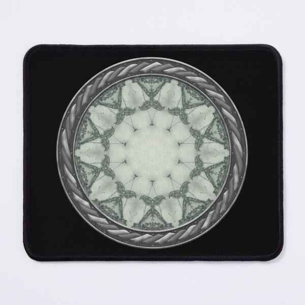 Item preview, Kaleidoscope Orchid Silhouette in Celtic Circle Frame 14 designed and sold by Swabcraft.