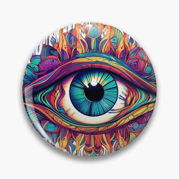 Item preview, Psychedelic Eye / Spiritual / Third Eye / Vibrant designed and sold by TripStudios2023.